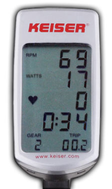 Keiser M3 Indoor cycling bike power meter