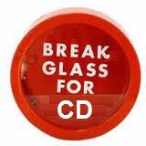 Break Glass for spin class music CD