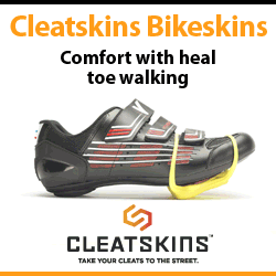 Cleatskins - Bikeskins for walking indoors