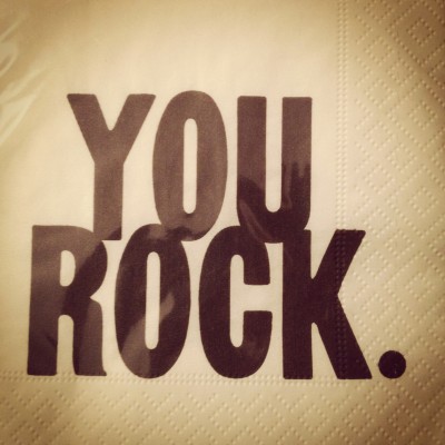 you rock