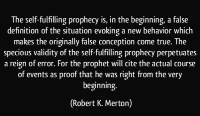 quote-the-self-fulfilling-prophecy-is-in-the-beginning-a-false-definition-of-the-situation-evoking-a-robert-k-merton-308284