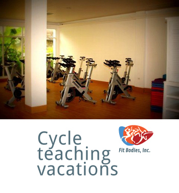 teach spinning on vacation