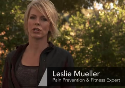 Pain prevention expert Leslie Mueller