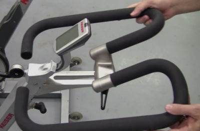 Keiser M3 indoor cycle adjustable handlebars