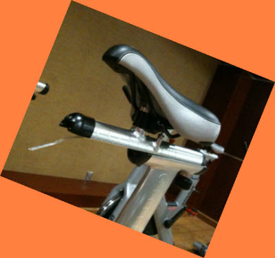 Spinning bike saddle needs adjustment