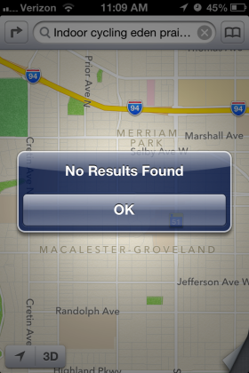 My business is missing on iPhones