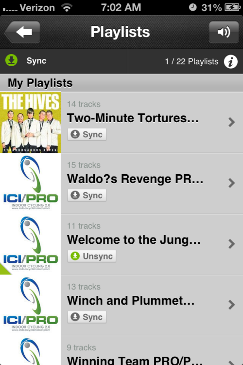 Sync Music on Deezer iPhone App