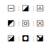 Spinning Symbols and Fonts