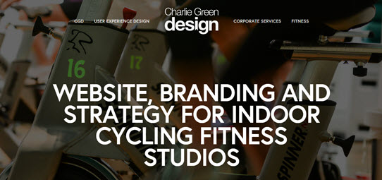 Indoor Cycling Fitness Studio Zingfit Website Design