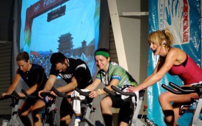 Barbara and Melissa at the Special Olympics 6-Hour Ride for a Reason